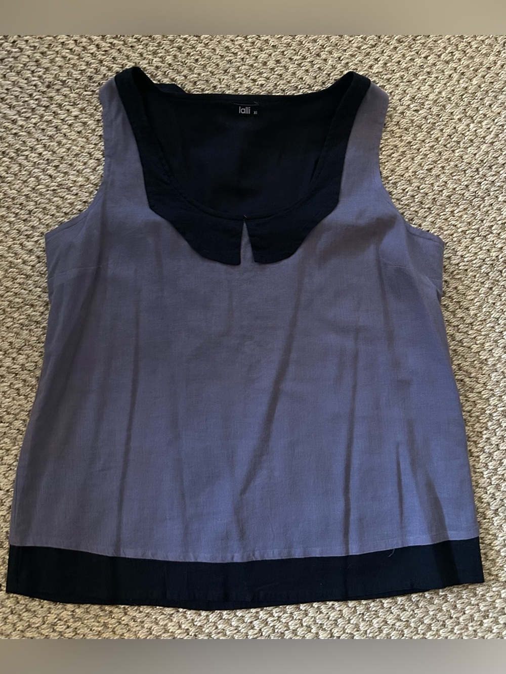 Two layer shell blouse